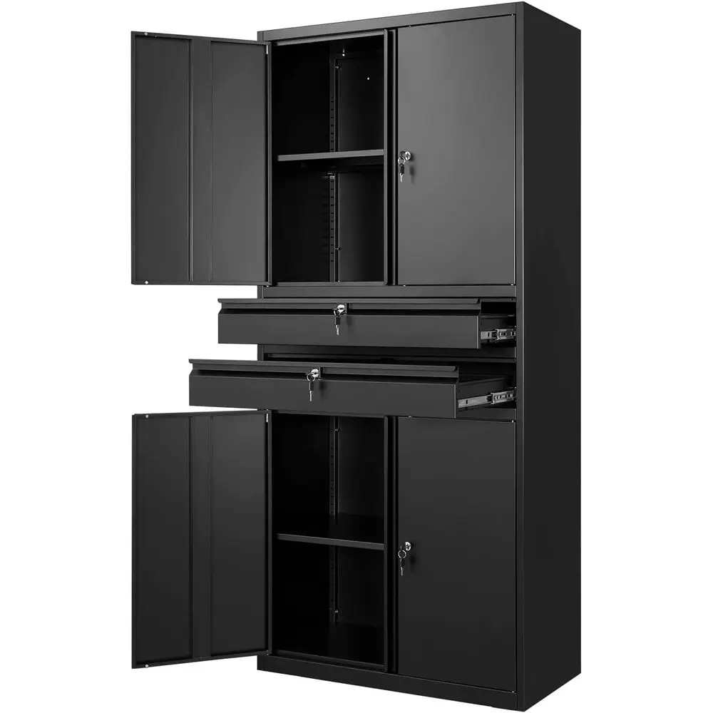 71 Secure Steel Garage Cabinet with Adjustable Shelves for Tools, Storage Solutions
71 Secure Steel Garage Cabinet with Adjustable Shelves for Tools, Storage Solutions