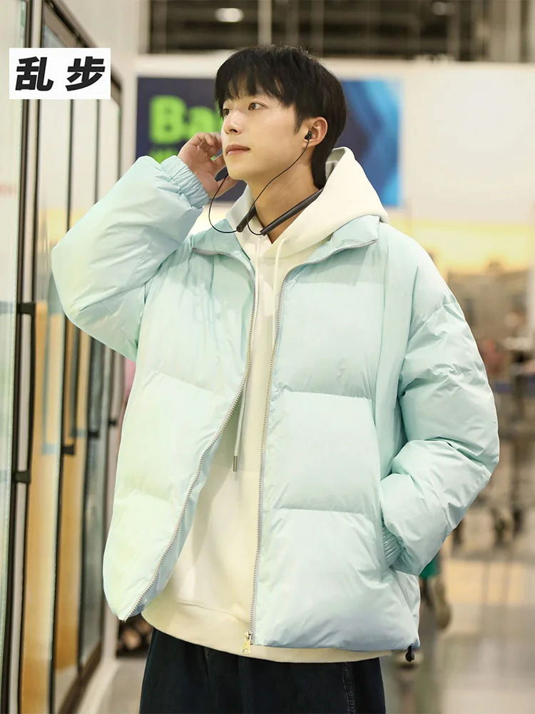 Мужская утепленная зимняя куртка мятного цвета из хлопка с пуховым наполнителем, теплая, свободного кроя, на молнии, молодежная, повседневная, из полиэфирного волокна
Мужская утепленная зимняя куртка мятного цвета из хлопка с пуховым наполнителем, теплая, свободного кроя, на молнии, молодежная, повседневная, из полиэфирного волокна