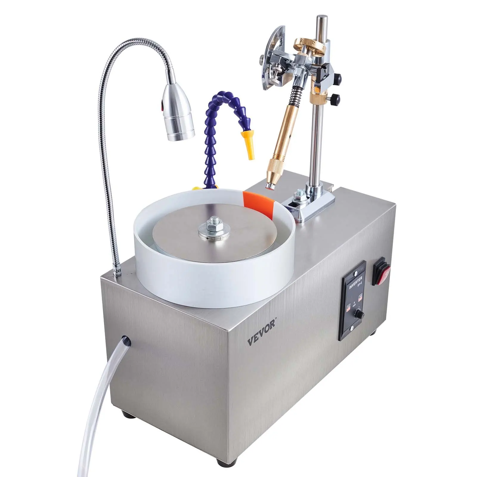 Gem Faceting Machine, 180W Jade Grinding Polishing Machine 0-2980RPM Adjustable Rotating Speed, Rock Jewel Angle Polisher With
Gem Faceting Machine, 180W Jade Grinding Polishing Machine 0-2980RPM Adjustable Rotating Speed, Rock Jewel Angle Polisher With