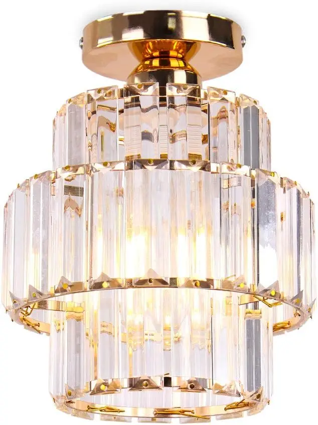 Mini Chandelier, Crystal Chandeliers Lighting, Flush Mount Ceiling Light, Double-Layers Crystal Modern Chandelier Lighting Fixtu
Mini Chandelier, Crystal Chandeliers Lighting, Flush Mount Ceiling Light, Double-Layers Crystal Modern Chandelier Lighting Fixtu
