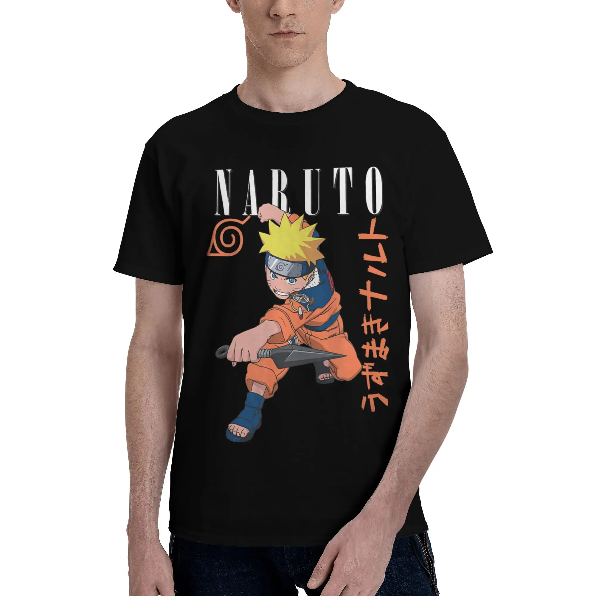 Bandai Naruto Classic Character Art Men's clothing T-Shirt Amazing Tee Shirt Short Sleeve fugees Pure Cotton
Bandai Naruto Classic Character Art Men's clothing T-Shirt Amazing Tee Shirt Short Sleeve fugees Pure Cotton