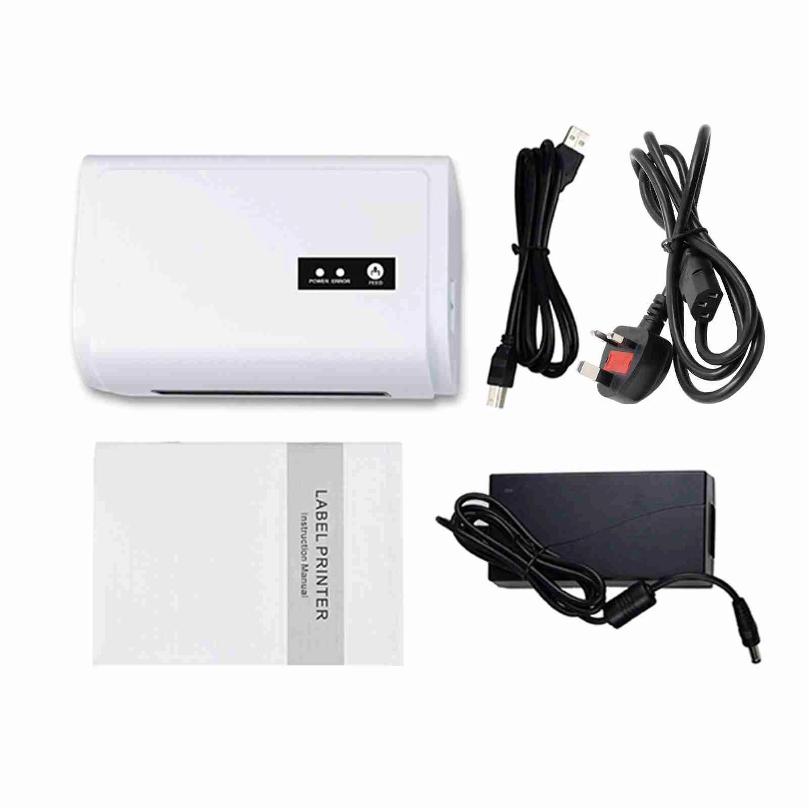 High Speed Thermal Label Printer Shipping Label Printer USB BT Connection Support 40-110mm Paper Width Compatible with Windows
High Speed Thermal Label Printer Shipping Label Printer USB BT Connection Support 40-110mm Paper Width Compatible with Windows