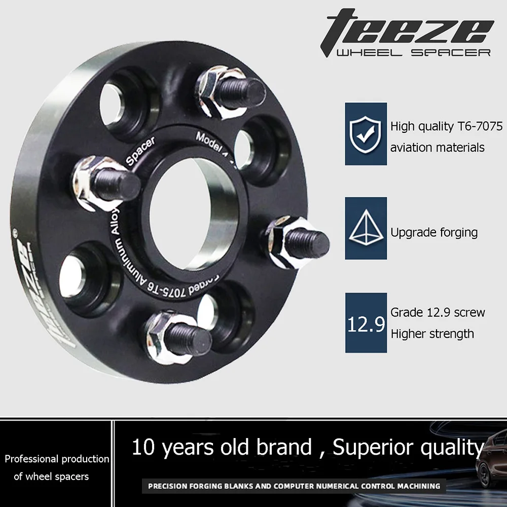 TEEZE PCD 4x100 Center Bore 54.1mm M12X1.5 Wheel Spacer Adapter Flang 4 Lug Suit For Hyundai Accent,Aura,Bayon,i10,i20,Reina Car
TEEZE PCD 4x100 Center Bore 54.1mm M12X1.5 Wheel Spacer Adapter Flang 4 Lug Suit For Hyundai Accent,Aura,Bayon,i10,i20,Reina Car