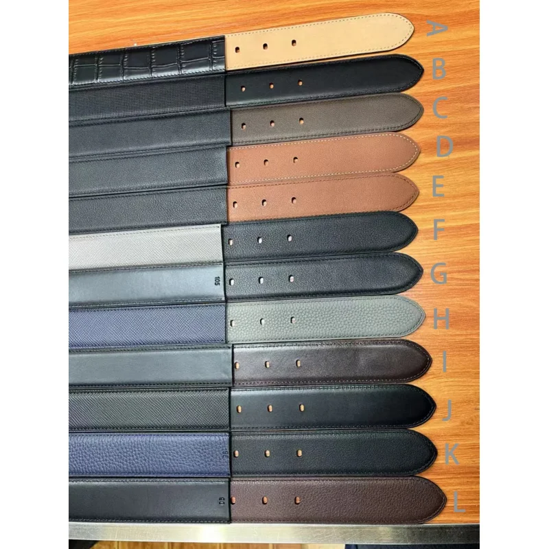 Luxury 3.5cm Belt Strap - Reversible Genuine Leather, No Buckle, Fashion Replacement Belt with Holes
Luxury 3.5cm Belt Strap - Reversible Genuine Leather, No Buckle, Fashion Replacement Belt with Holes