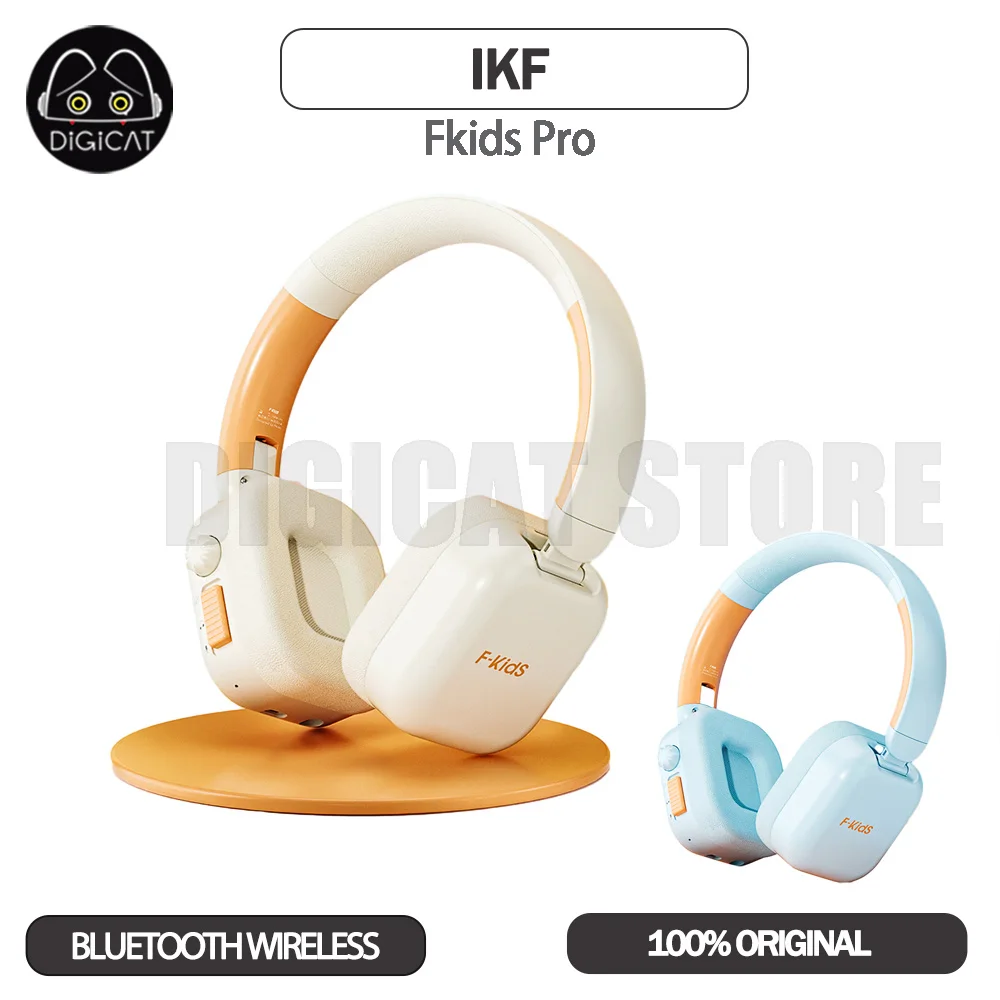iKF Fkids Pro Child Learning Headphone Bluetooth Wireless Over Ear Study Earphone 60hours Battery Life Foldable Headset For Kids
iKF Fkids Pro Child Learning Headphone Bluetooth Wireless Over Ear Study Earphone 60hours Battery Life Foldable Headset For Kids
