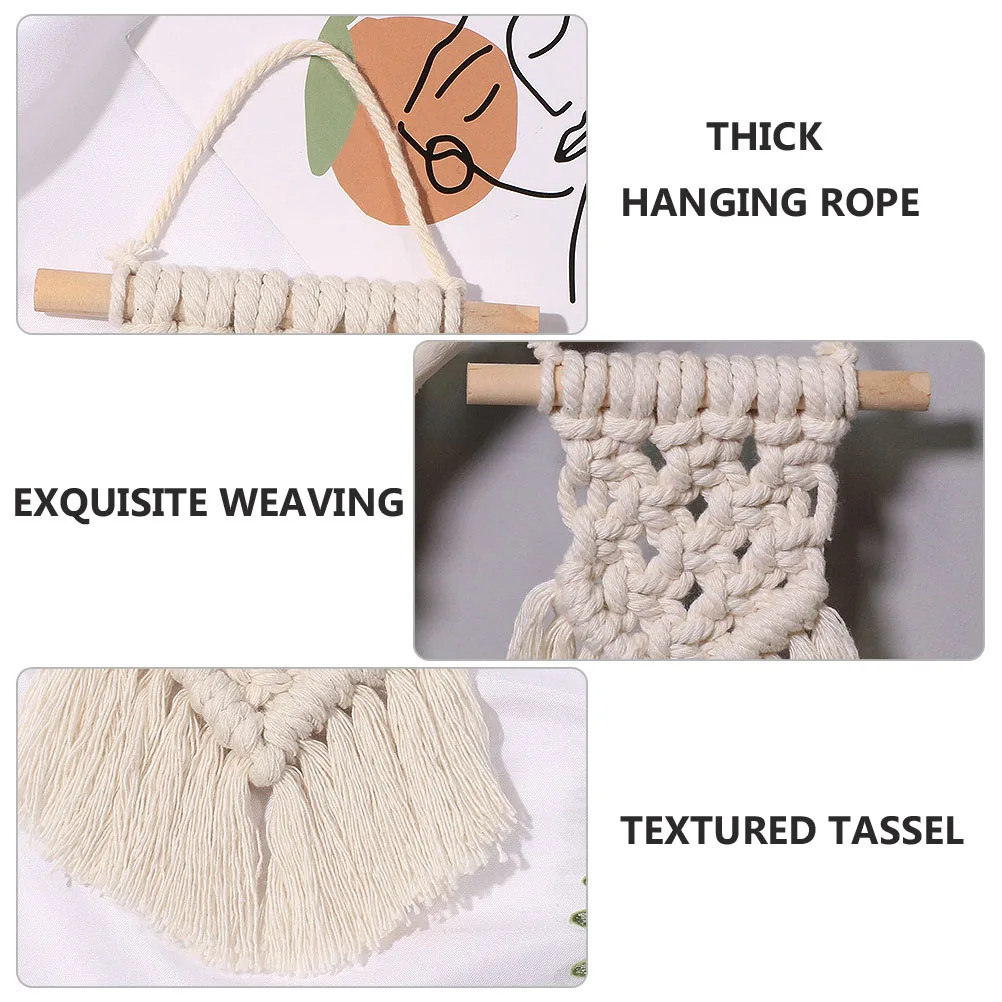 H knitted Tapestry Hanging Decoration Creative Wall Pendant Christmas Decor Cotton String nament Woven Design Safe
H knitted Tapestry Hanging Decoration Creative Wall Pendant Christmas Decor Cotton String nament Woven Design Safe