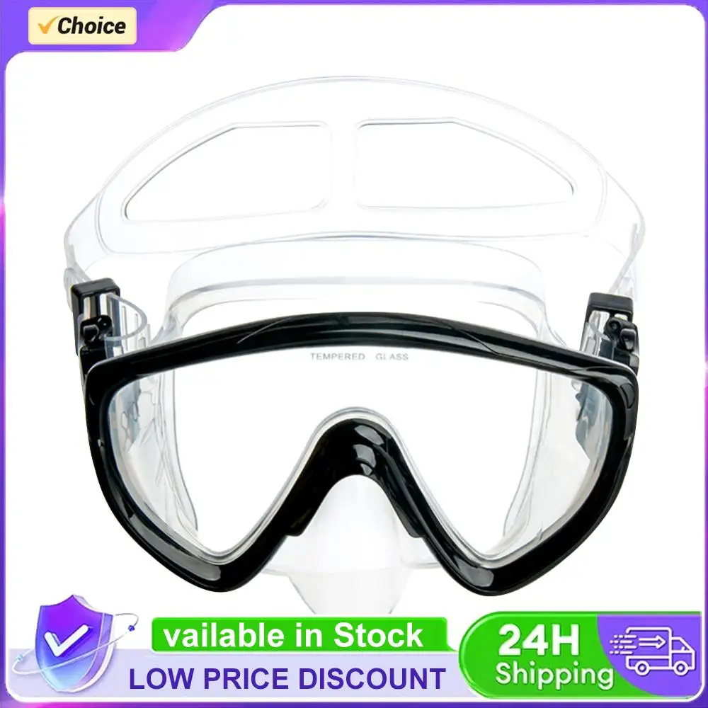 Scuba Diving Mask Silicone Skirt Swim Goggles with Nose Cover Wide View Anti-Fog Snorkeling Mask for Adults
Scuba Diving Mask Silicone Skirt Swim Goggles with Nose Cover Wide View Anti-Fog Snorkeling Mask for Adults