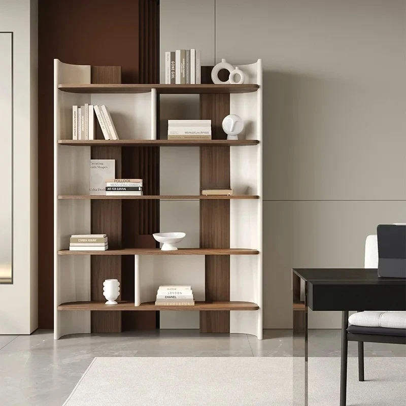 Italian minimalist bookcase Nordic modern simple solid wood leather shelf bookshelf living room studyQ
Italian minimalist bookcase Nordic modern simple solid wood leather shelf bookshelf living room studyQ