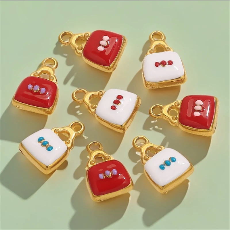 5Pcs New Retro 18K Gold Plated Drip Bag Charms Diy Earrings Components Necklace Pendant Jewelry Findings Accessories
5Pcs New Retro 18K Gold Plated Drip Bag Charms Diy Earrings Components Necklace Pendant Jewelry Findings Accessories