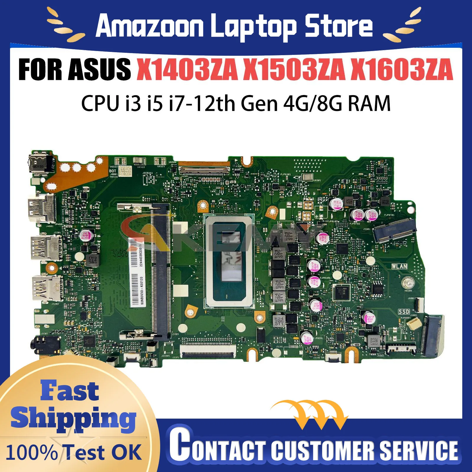 Материнская плата X1403ZA для ASUS X1503ZA X1603ZA X1402ZA X1502ZA X1602ZA X1405ZA X1505ZA X1605ZA X1703ZA X1702ZA, материнская плата для ноутбука
Материнская плата X1403ZA для ASUS X1503ZA X1603ZA X1402ZA X1502ZA X1602ZA X1405ZA X1505ZA X1605ZA X1703ZA X1702ZA, материнская плата для ноутбука