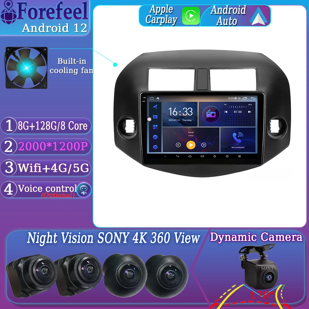 Android 12 для Toyota RAV4 3 XA30 2005 - 2013 мультимедийный автомобильный монитор, автомобильный монитор, Авторадио, экран, GPS, автомобильная навигация, стерео радио
Android 12 для Toyota RAV4 3 XA30 2005 - 2013 мультимедийный автомобильный монитор, автомобильный монитор, Авторадио, экран, GPS, автомобильная навигация, стерео радио