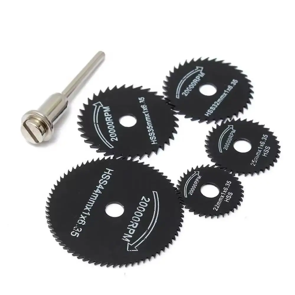 6pc Woodworking Metal Cutting Blade Electric Drill Circular Saw Blade High-speed Steel Electric Grinder Small Saw Blade Tool Set
6pc Woodworking Metal Cutting Blade Electric Drill Circular Saw Blade High-speed Steel Electric Grinder Small Saw Blade Tool Set