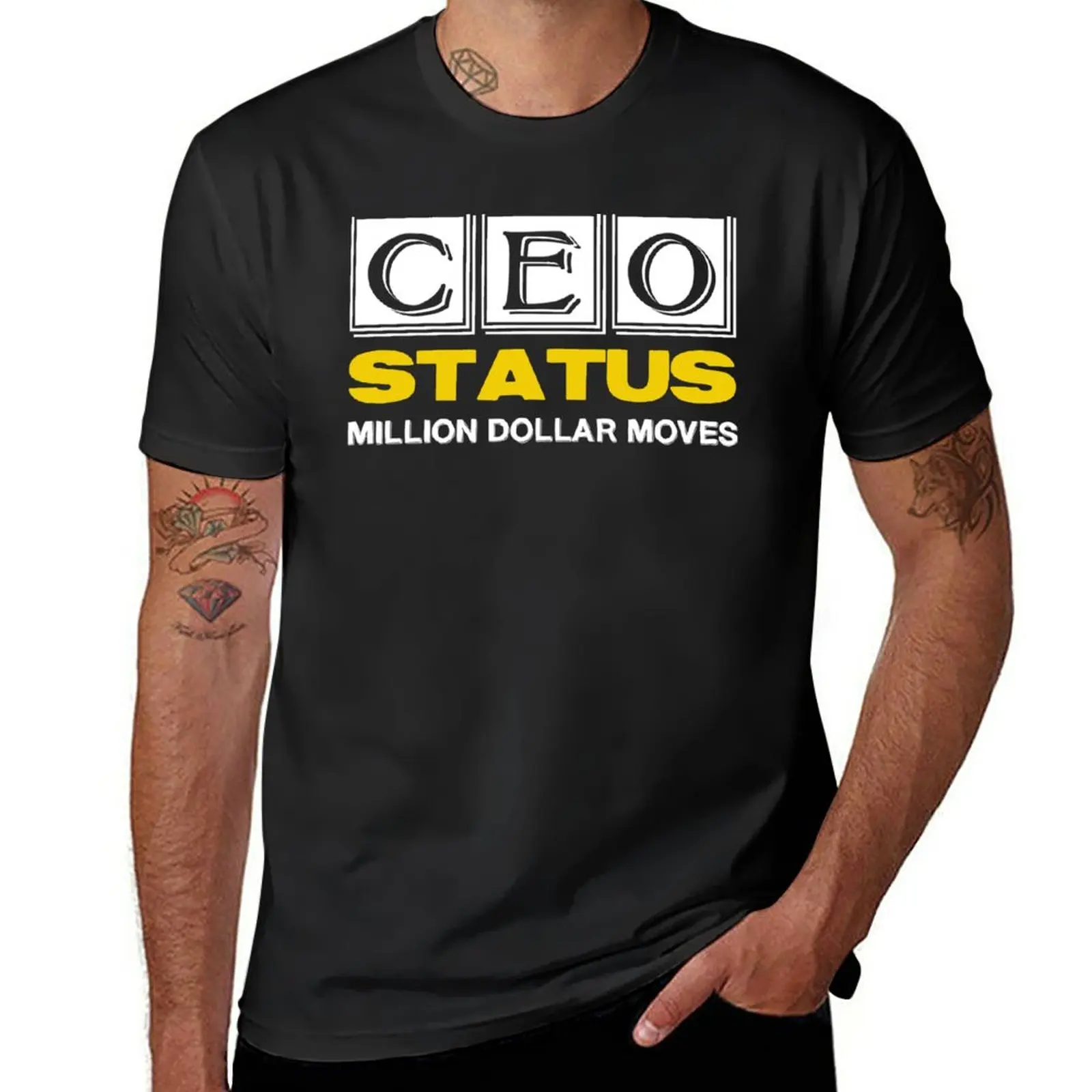 New CEO STATUS T-Shirt graphic t shirt graphics t shirt customized t shirts Men's cotton t-shirt
New CEO STATUS T-Shirt graphic t shirt graphics t shirt customized t shirts Men's cotton t-shirt