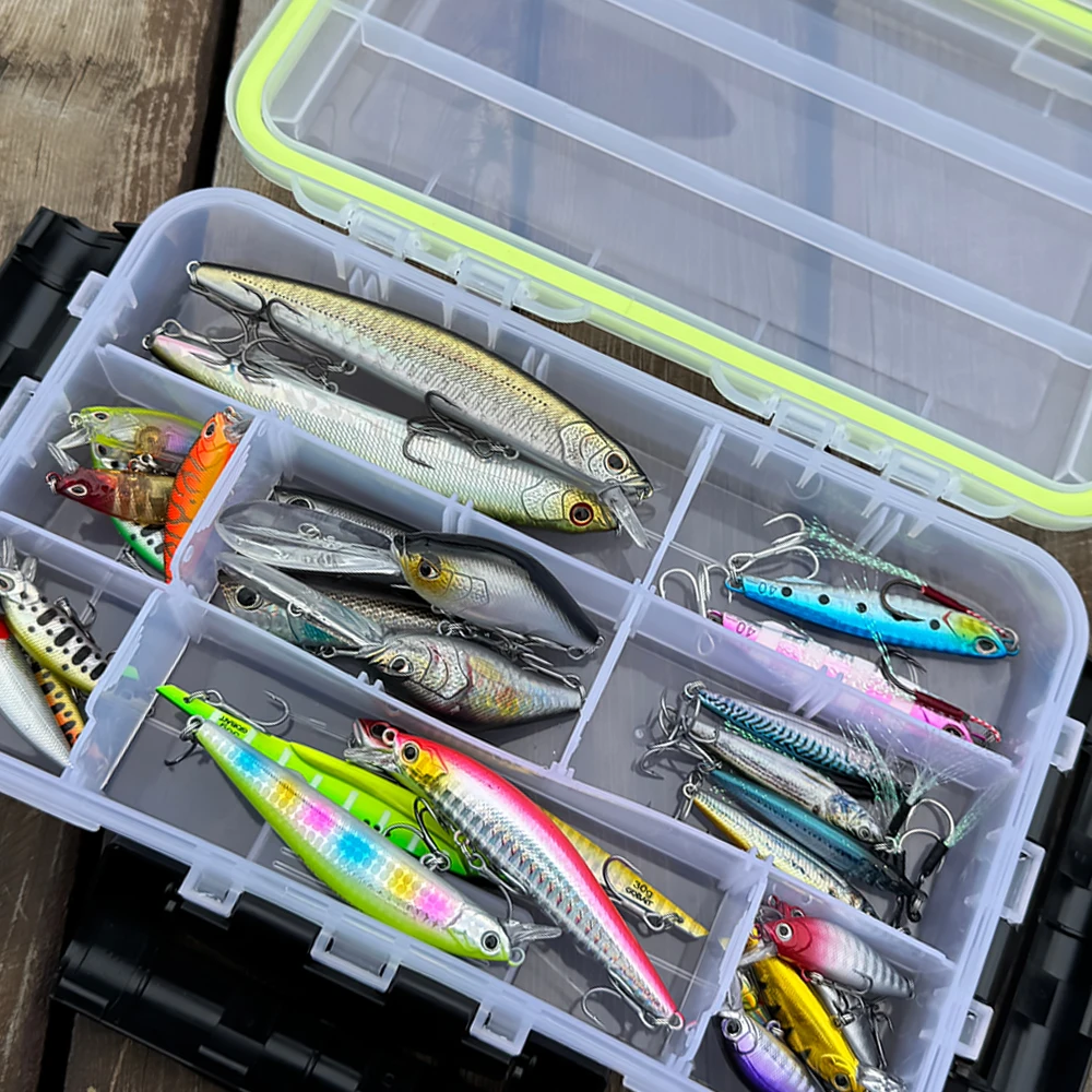 Большие коробки для рыболовных снастей, отделения, водонепроницаемый крючок для приманки, съемная перегородка, портативный чехол для хранения, ящик для инструментов r
Большие коробки для рыболовных снастей, отделения, водонепроницаемый крючок для приманки, съемная перегородка, портативный чехол для хранения, ящик для инструментов r