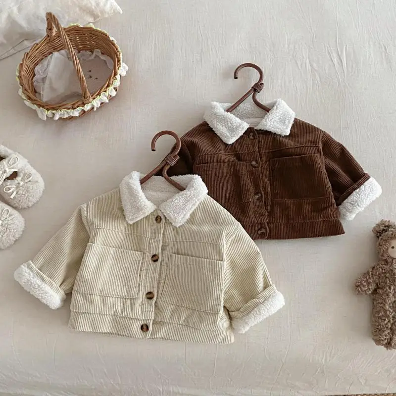 2025 Winter New Baby Girl Vintage Corduroy Coat Kids Boys Casual Windproof Jacket Infant Warm Tops Toddler Cotton Padded Jacket
2025 Winter New Baby Girl Vintage Corduroy Coat Kids Boys Casual Windproof Jacket Infant Warm Tops Toddler Cotton Padded Jacket