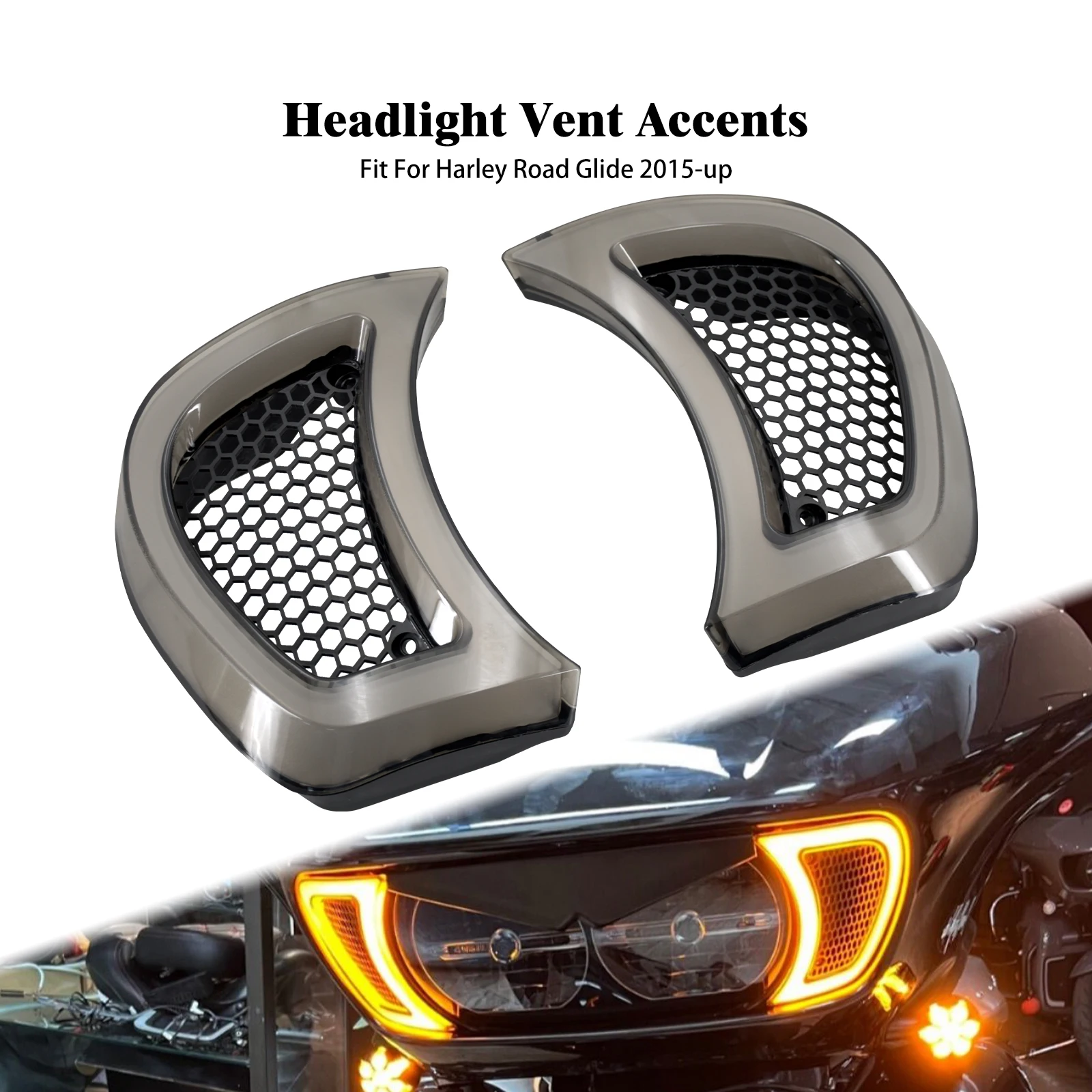 Для Harley Road Glides мотоциклетная фара с вентиляционным отверстием, лампы индикатора, ходовые огни Ultra FLTRX Limited 2015-2023
Для Harley Road Glides мотоциклетная фара с вентиляционным отверстием, лампы индикатора, ходовые огни Ultra FLTRX Limited 2015-2023