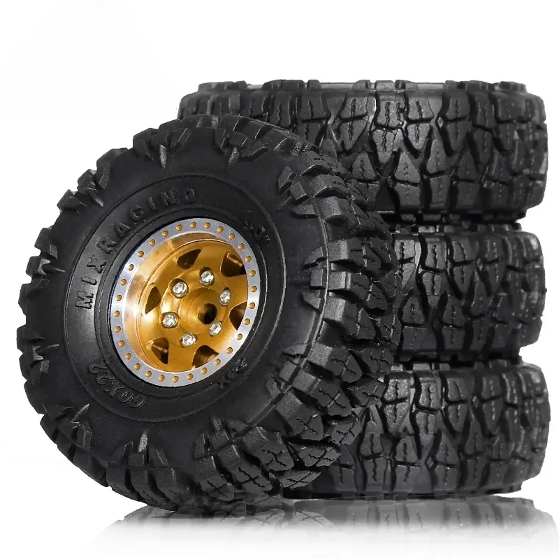 4PCS 1.0 Inch Beadlock Wheels OD 60mm Mud Slingers Tires Set for TRX4M SCX24 FCX24 AX24 1/18 1/24 RC Crawler Car Upgrade Parts
4PCS 1.0 Inch Beadlock Wheels OD 60mm Mud Slingers Tires Set for TRX4M SCX24 FCX24 AX24 1/18 1/24 RC Crawler Car Upgrade Parts