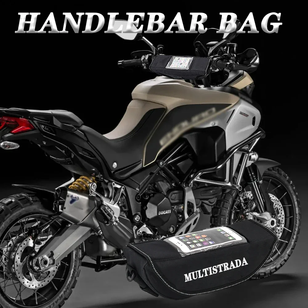 Motorcycle portable handlebar bag storage travel bag for Ducati Multistar 1200 950 1260 V4 V4S Hypermotard 950 Monster 797 821
Motorcycle portable handlebar bag storage travel bag for Ducati Multistar 1200 950 1260 V4 V4S Hypermotard 950 Monster 797 821