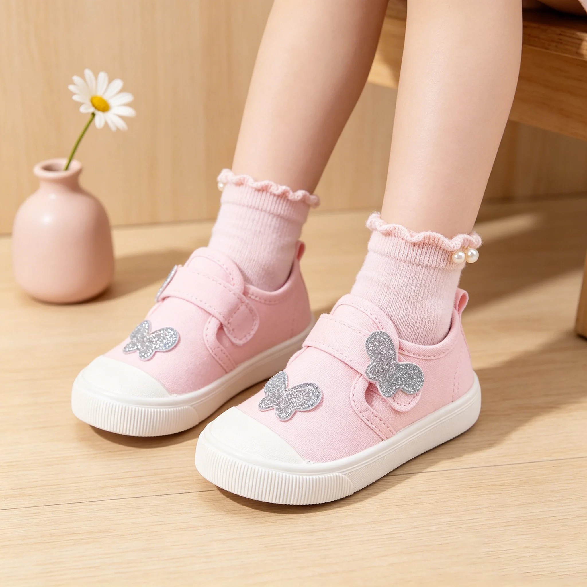 Spring Cartoon Pattern Children's Canvas Shoes with Velcro, Closed-Toe, Soft Sole, Boys and Girls Single Shoes, Cross-Border In-
Spring Cartoon Pattern Children's Canvas Shoes with Velcro, Closed-Toe, Soft Sole, Boys and Girls Single Shoes, Cross-Border In-