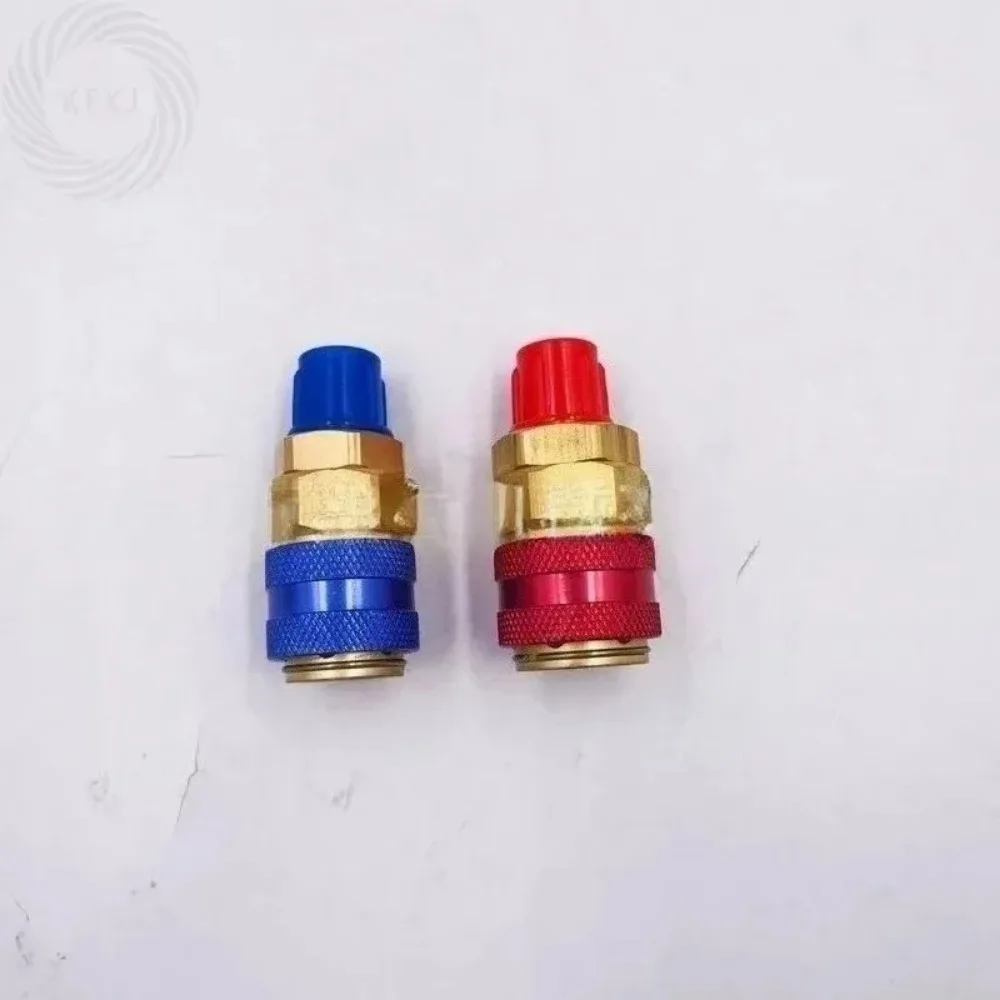 2PCS for Freon R134A H / L Auto Quick Coupler Connector Brass Adapters Air Conditioning Refrigerant Adjustable AC Manifold G
2PCS for Freon R134A H / L Auto Quick Coupler Connector Brass Adapters Air Conditioning Refrigerant Adjustable AC Manifold G