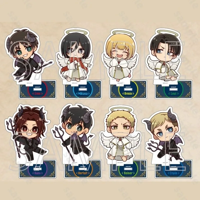 Attack on Titan Anime Stand Action Figures Stand Model Plate Eren Mikasa Plate Desk Decor Standing Kids Friends Gift Fans Toys
Attack on Titan Anime Stand Action Figures Stand Model Plate Eren Mikasa Plate Desk Decor Standing Kids Friends Gift Fans Toys