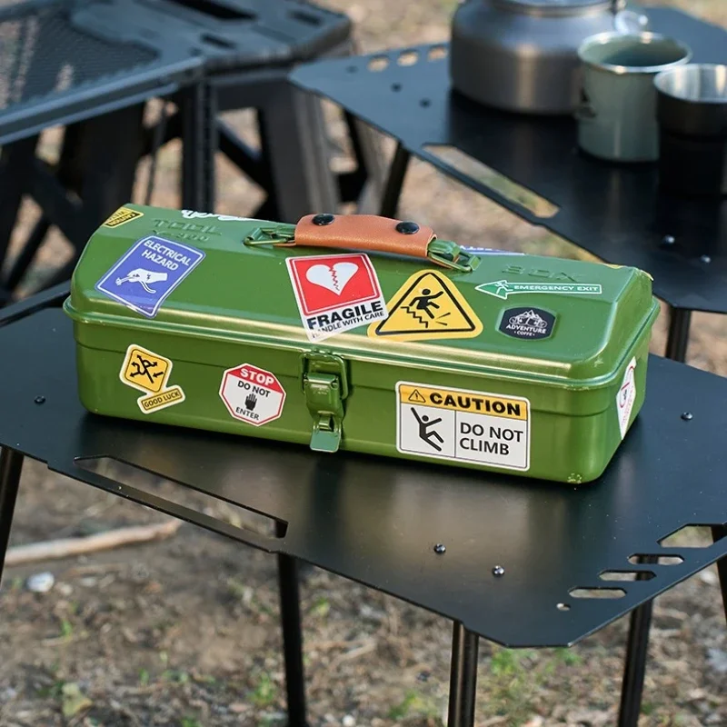 Portable Outdoor Metal Tool Box Durable Handheld Storage Case Waterproof Dustproof Organizer for Camping Hiking Fishing Gear
Portable Outdoor Metal Tool Box Durable Handheld Storage Case Waterproof Dustproof Organizer for Camping Hiking Fishing Gear