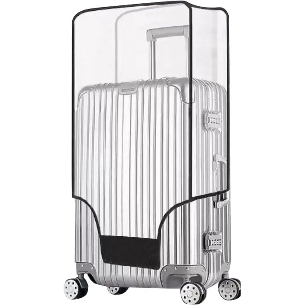 20 Clear PVC Water-Resistant Suitcase Cover - Travel Protective Wrap for 20 Luggage
20 Clear PVC Water-Resistant Suitcase Cover - Travel Protective Wrap for 20 Luggage