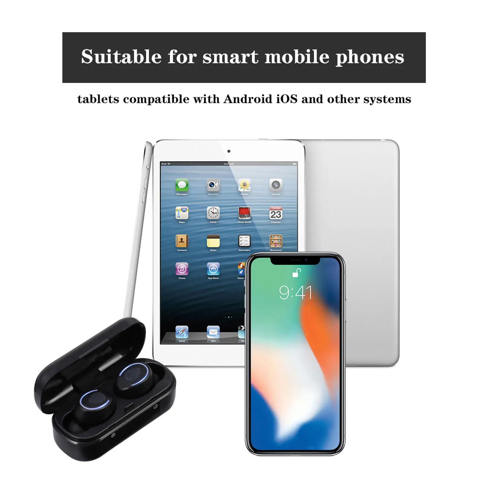 1Set Waterproof Earbuds Mini in-Ear Wireless Earphones Touch Control LED Digital Display Portable Sports Noise
1Set Waterproof Earbuds Mini in-Ear Wireless Earphones Touch Control LED Digital Display Portable Sports Noise