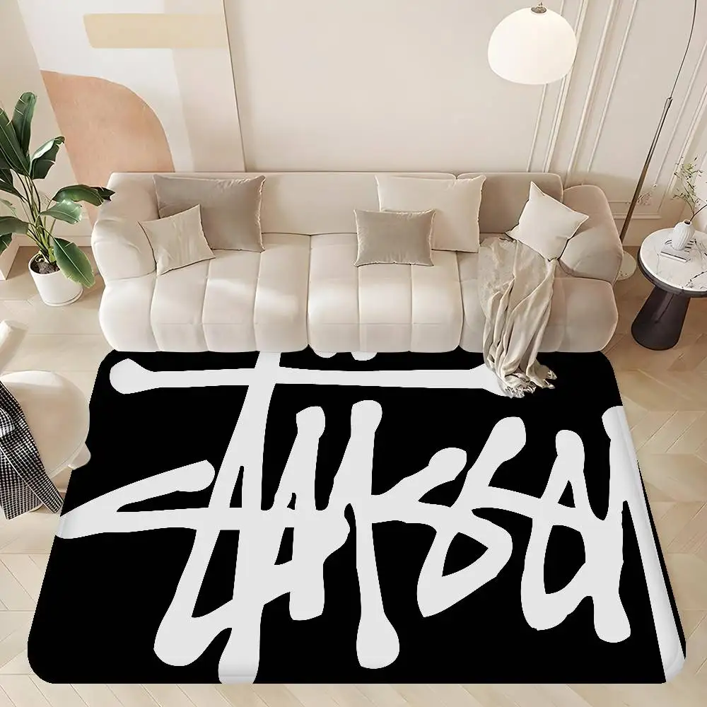 Fashion Brand S-Stussy Logo Room Mats Anti-slip Absorb Water Long Strip Cushion Bedroon Mat Household Carpets
Fashion Brand S-Stussy Logo Room Mats Anti-slip Absorb Water Long Strip Cushion Bedroon Mat Household Carpets