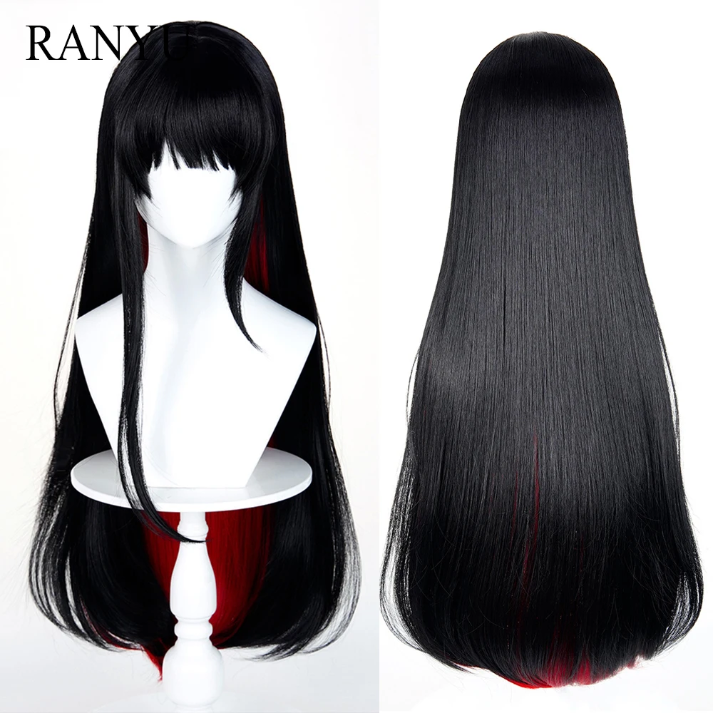 Long Straight Black Ombre Red Synthetic Wigs with Bangs Anime Game Cosplay Fluffy Wig Heat Resistant for Daily Party
Long Straight Black Ombre Red Synthetic Wigs with Bangs Anime Game Cosplay Fluffy Wig Heat Resistant for Daily Party