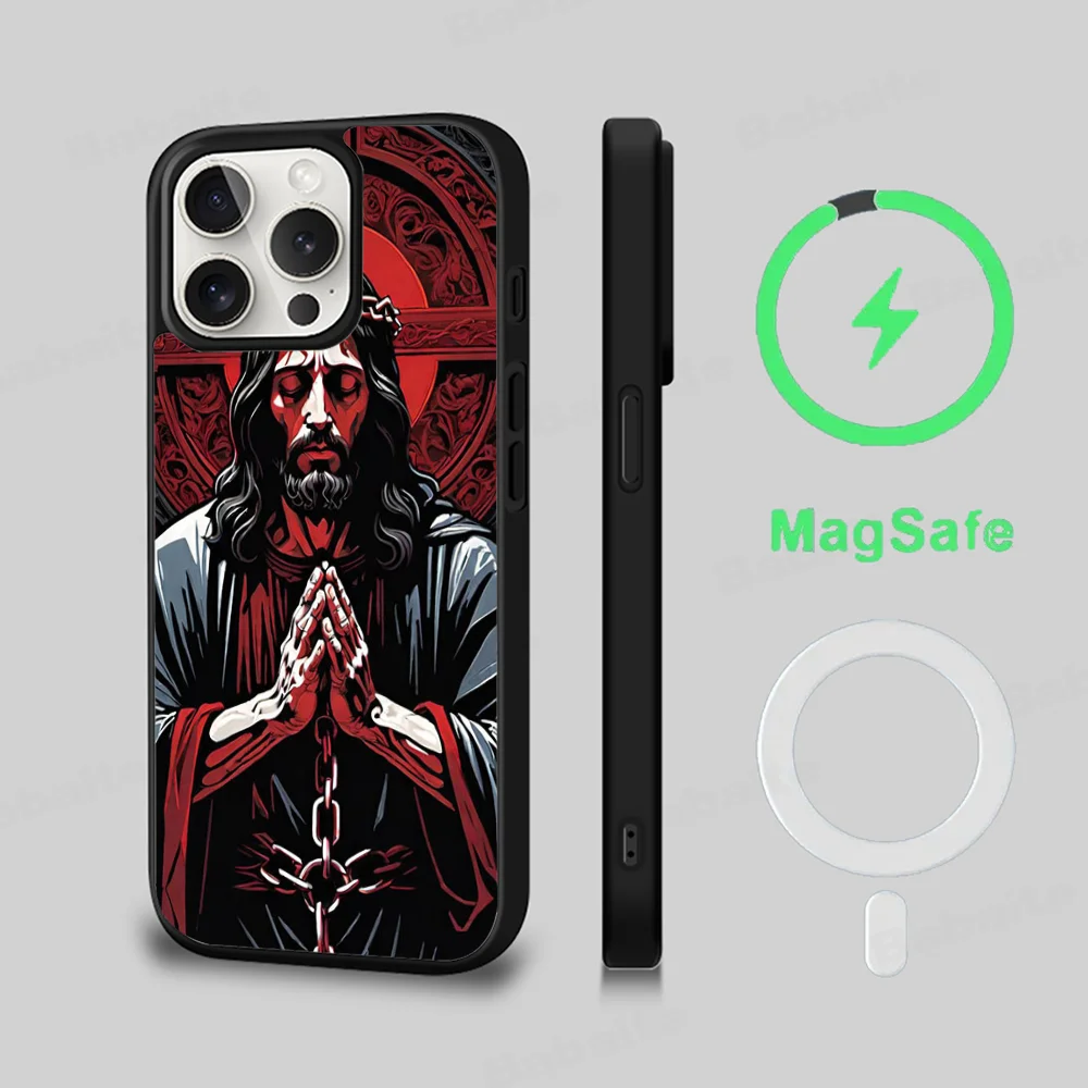 Bible Christian Jesus Cross Phone Case Magnetic Case For IPhone 16 14 13 12 11 15 Pro Max Plus For Magsafe Wireless Charge Cover
Bible Christian Jesus Cross Phone Case Magnetic Case For IPhone 16 14 13 12 11 15 Pro Max Plus For Magsafe Wireless Charge Cover