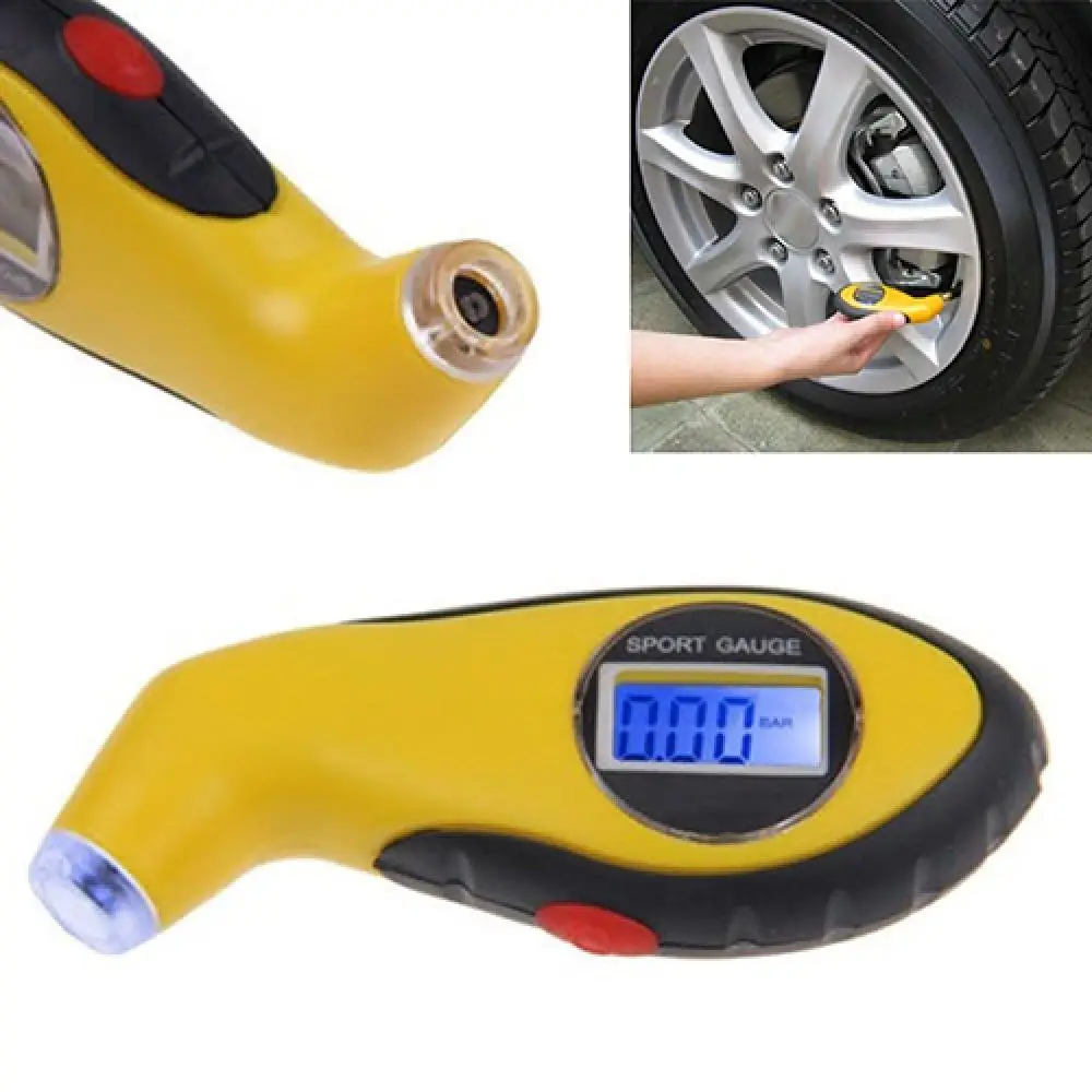 Digital LCD Display Tire Air Pressure Gauge Tester for Auto Car Motorcycle
Digital LCD Display Tire Air Pressure Gauge Tester for Auto Car Motorcycle