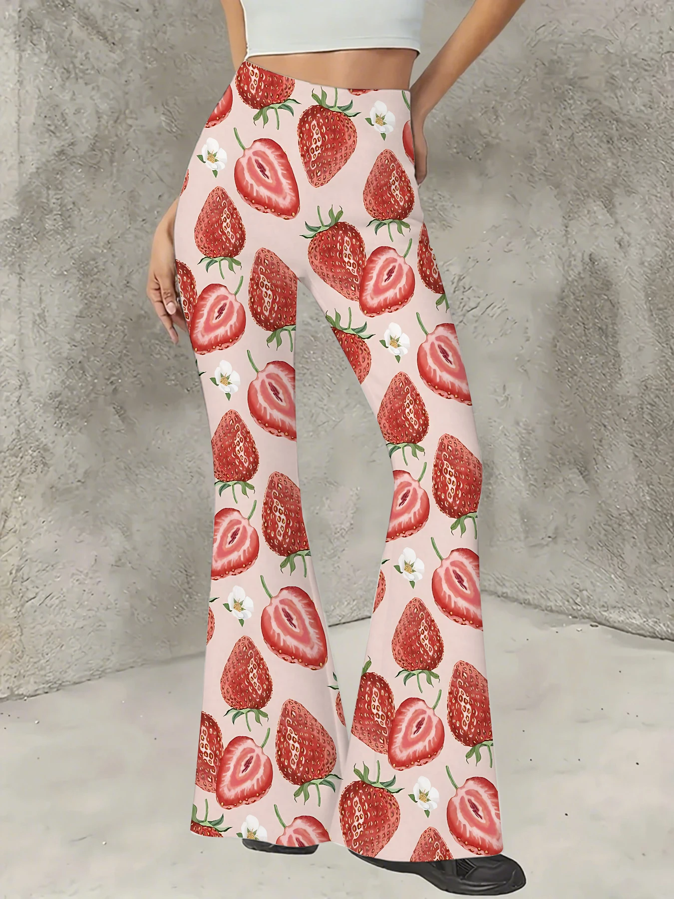 Women's Printed Flare Pants Y2K High Waist Bell Bottom Trousers Streetwear
Women's Printed Flare Pants Y2K High Waist Bell Bottom Trousers Streetwear