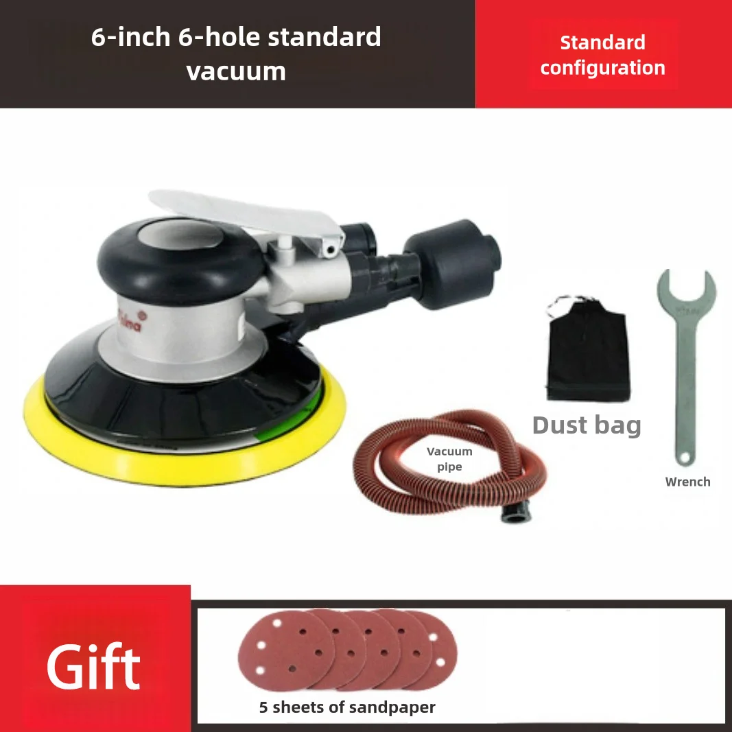 In stock 6 inch Industrial polishing pneumatic grinding machine Furniture car wall putty dry grinding machine Polishing machine
In stock 6 inch Industrial polishing pneumatic grinding machine Furniture car wall putty dry grinding machine Polishing machine