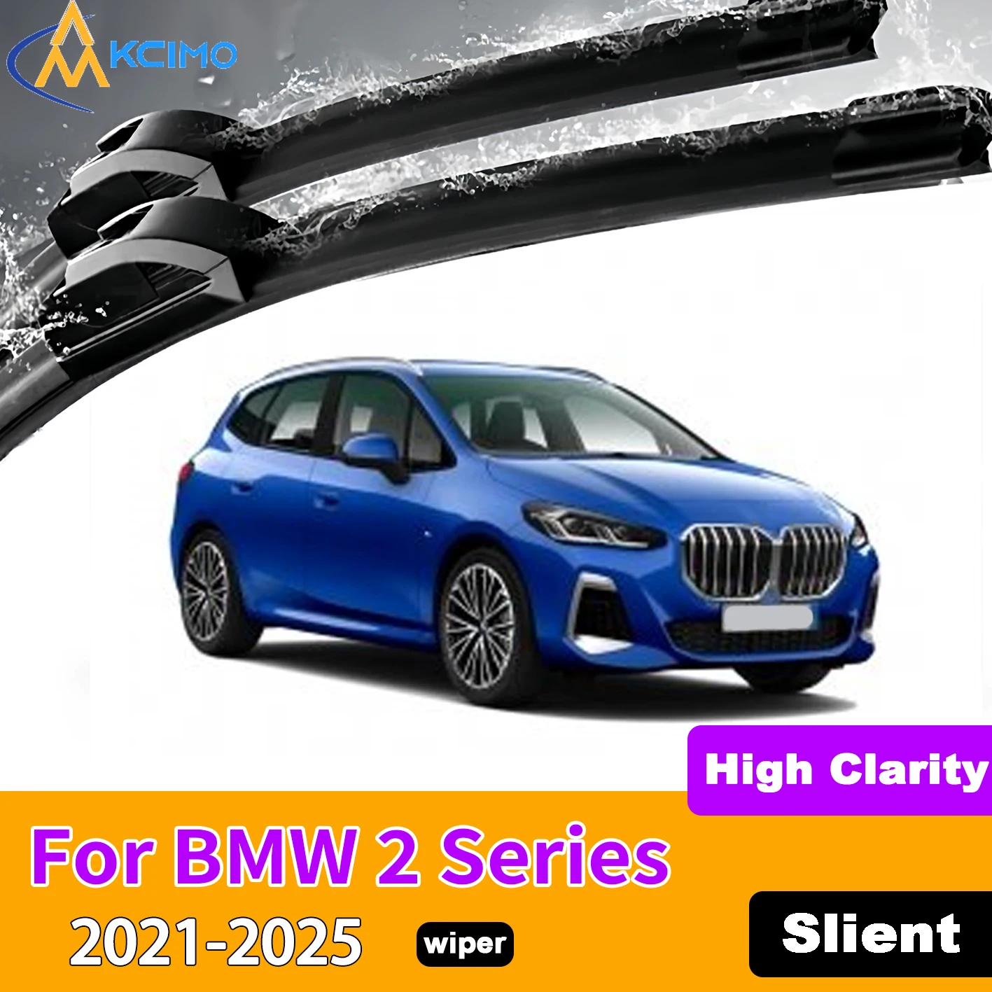 KCIMO 2PCS Front Windshield Wiper Blades For BMW 2 Series Active Tourer U06 2021-2025 Full Coverage Wiping Silent Wiper Blades
KCIMO 2PCS Front Windshield Wiper Blades For BMW 2 Series Active Tourer U06 2021-2025 Full Coverage Wiping Silent Wiper Blades