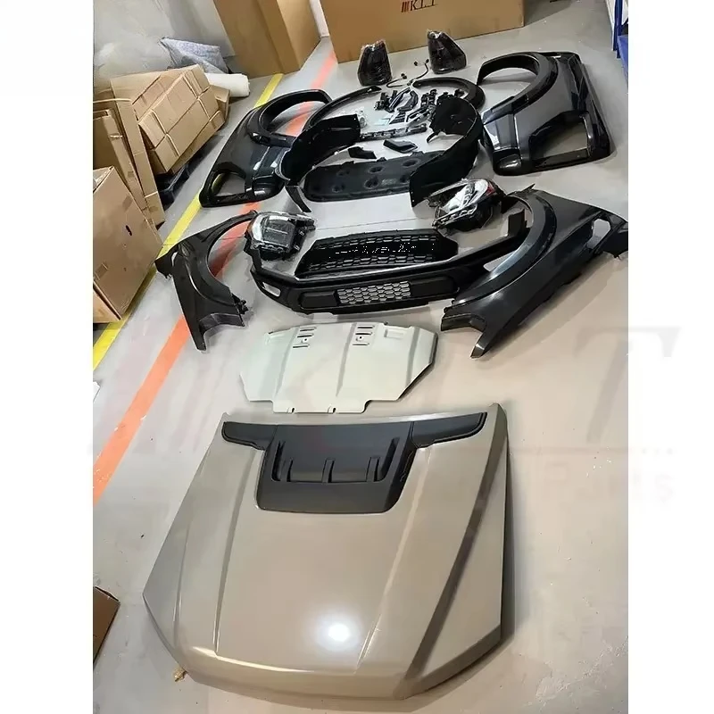 Высококачественный комплект обвесов для Ford Ranger 2012-2021 (T6, T7, T8) — обновление до стиля Raptor F150 2022 года
Высококачественный комплект обвесов для Ford Ranger 2012-2021 (T6, T7, T8) — обновление до стиля Raptor F150 2022 года