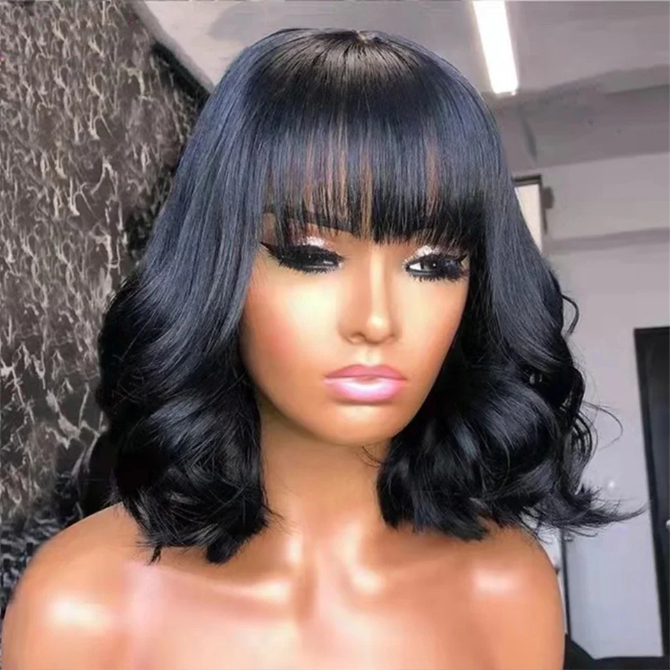 Ready to Go Highlight Colored Human Hair Bob Wig with Bangs Glueless P4/27 Body Wave Wig for Women Made of 100% Natural Hair
Ready to Go Highlight Colored Human Hair Bob Wig with Bangs Glueless P4/27 Body Wave Wig for Women Made of 100% Natural Hair
