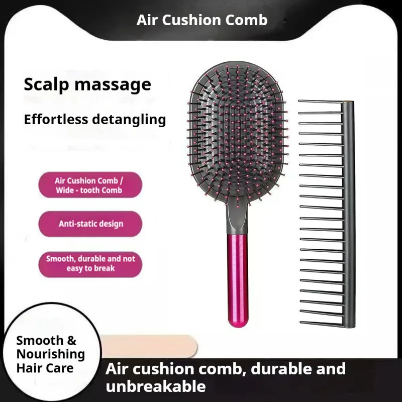New Massage Hairbrush Scalp Massage Air-Cushion Hairbrush for Detangling Wet and Curly Hair Salon Styling Tool for Women
New Massage Hairbrush Scalp Massage Air-Cushion Hairbrush for Detangling Wet and Curly Hair Salon Styling Tool for Women