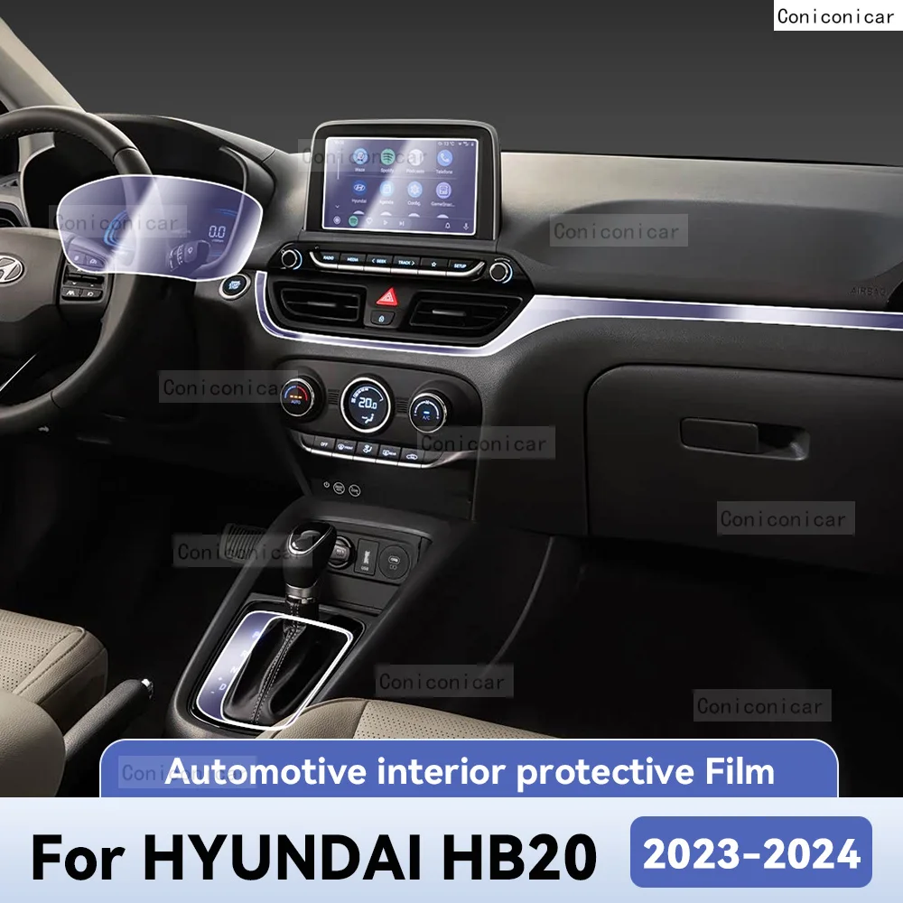 For HYUNDAI HB20 2023 2024 TPU Car Interior Protection Film Sticker instrument Center Control Navigation Screen Panel
For HYUNDAI HB20 2023 2024 TPU Car Interior Protection Film Sticker instrument Center Control Navigation Screen Panel