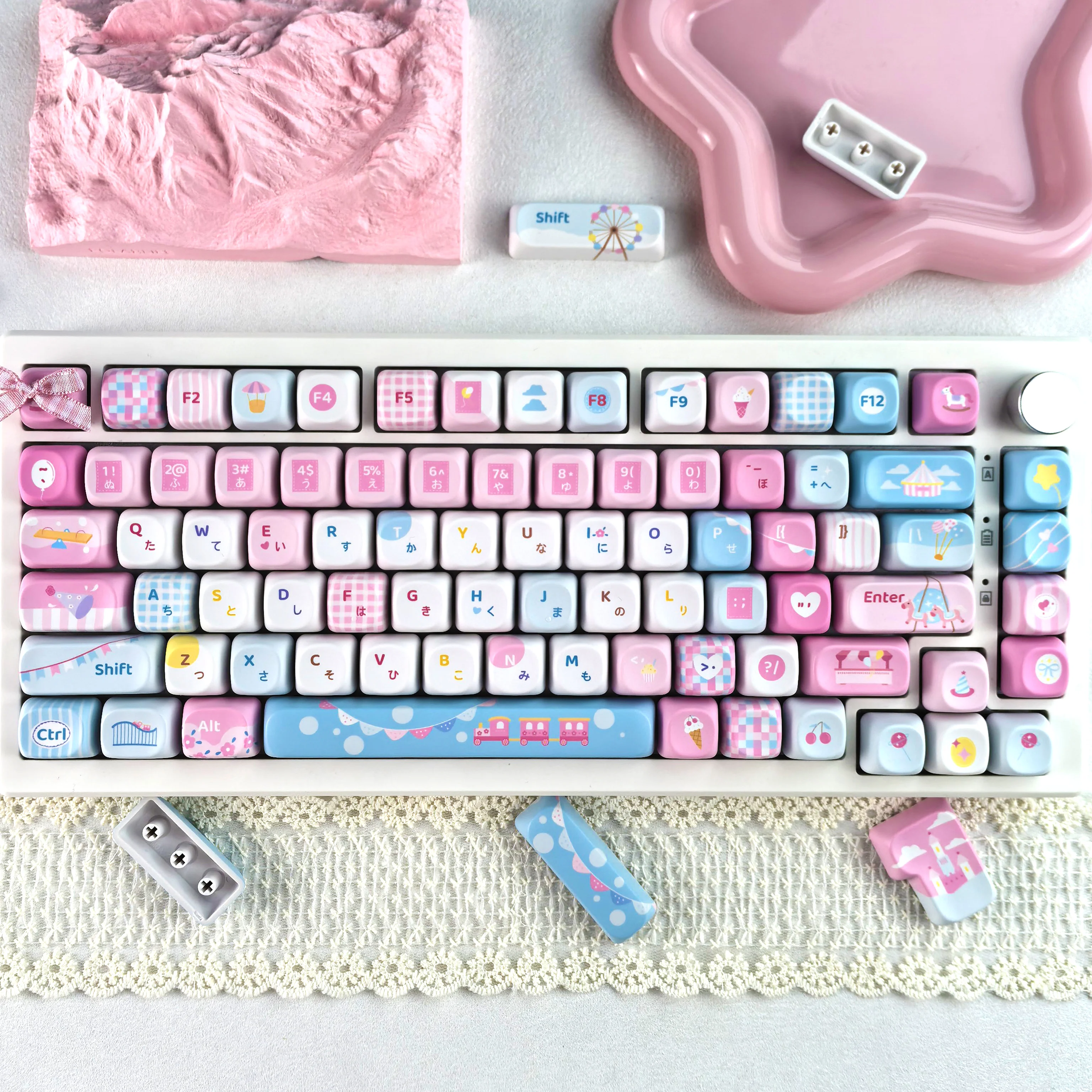 MAIMOOO Keyboard Keycaps Garden Party Russian Korean Cherry Moa Pink Blue Cute DIY Personalized Keycaps
MAIMOOO Keyboard Keycaps Garden Party Russian Korean Cherry Moa Pink Blue Cute DIY Personalized Keycaps