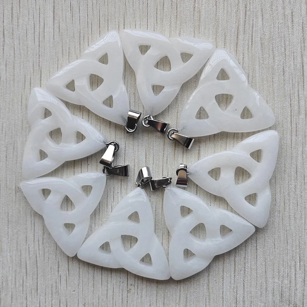 Fashion natural white jade hollow triangle shape pendants for jewelry accessories making 8pcs/lot Wholesale free shipping
Fashion natural white jade hollow triangle shape pendants for jewelry accessories making 8pcs/lot Wholesale free shipping