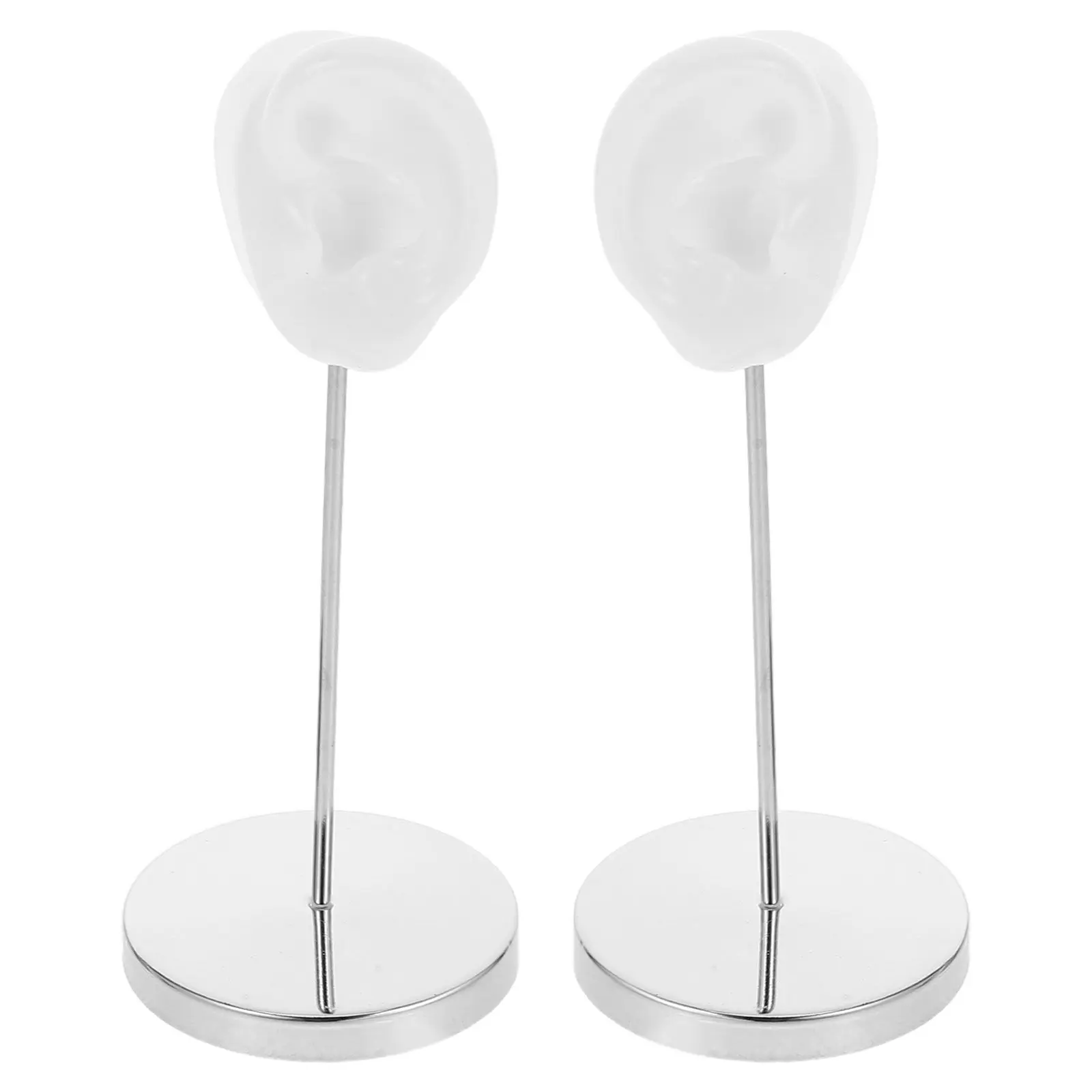 1Pair Pure White Ear Shaped Earring Display Rack Silicone Soft Surface Sturdy Metal Base for Earrings Display Selling
1Pair Pure White Ear Shaped Earring Display Rack Silicone Soft Surface Sturdy Metal Base for Earrings Display Selling