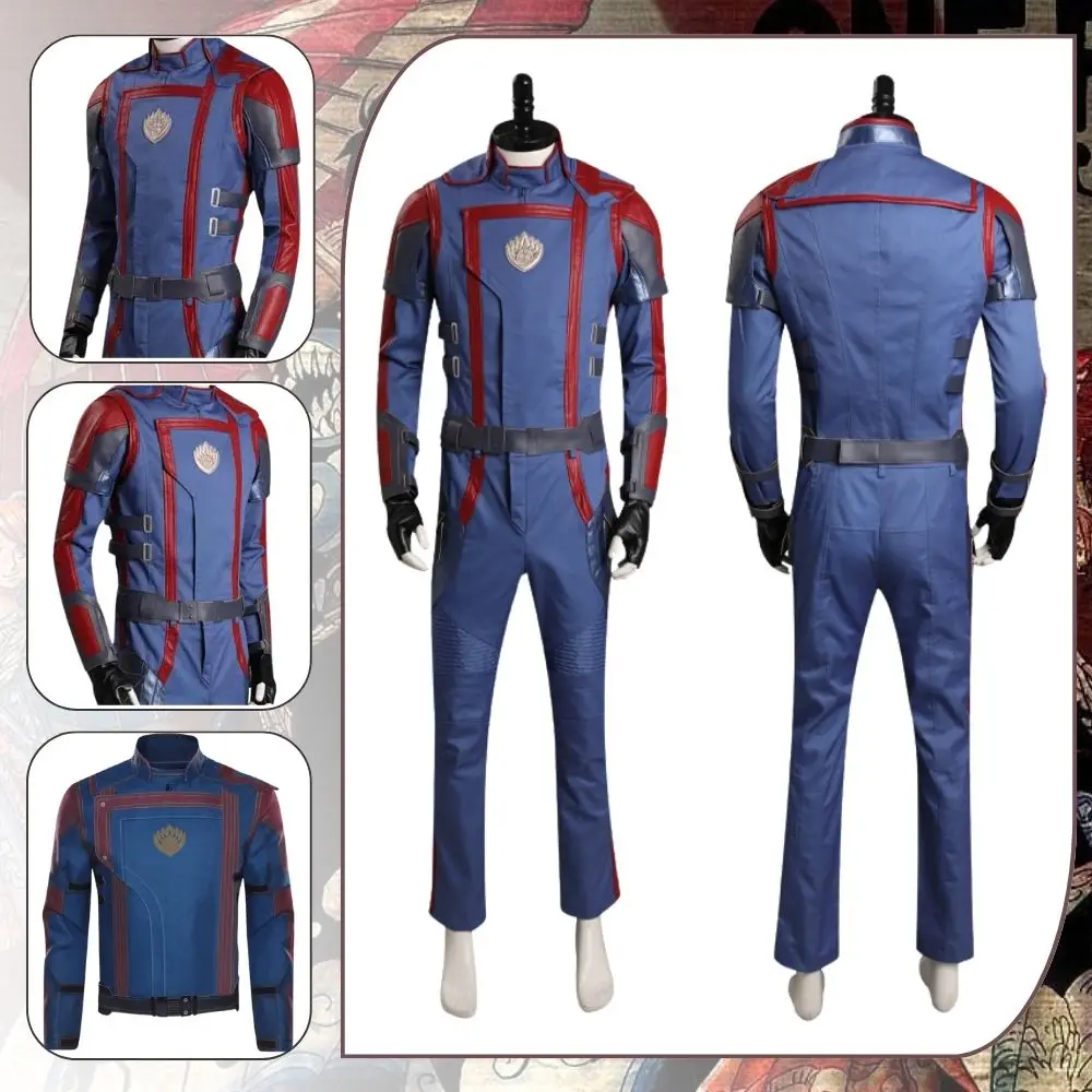 Guardian3 Lord Cosplay Fantasia Costume Disguise for Adult Men Jacket Pants Uniform Set Outfits Halloween Carnival Party Clothes
Guardian3 Lord Cosplay Fantasia Costume Disguise for Adult Men Jacket Pants Uniform Set Outfits Halloween Carnival Party Clothes