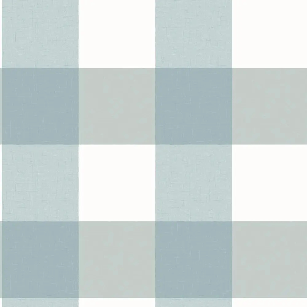 Teal Gingham Wallpaper Roll - Prepasted, Washable, Strippable, 20.5in x 33ft
Teal Gingham Wallpaper Roll - Prepasted, Washable, Strippable, 20.5in x 33ft