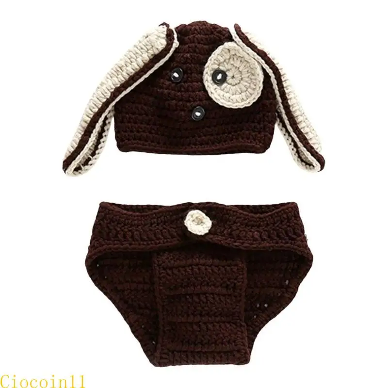 Y1UB BABY DOG DOG Ушные шляпы шорты фото набор набор фотосессии костюм для новорожденных подарок для душа
Y1UB BABY DOG DOG Ушные шляпы шорты фото набор набор фотосессии костюм для новорожденных подарок для душа