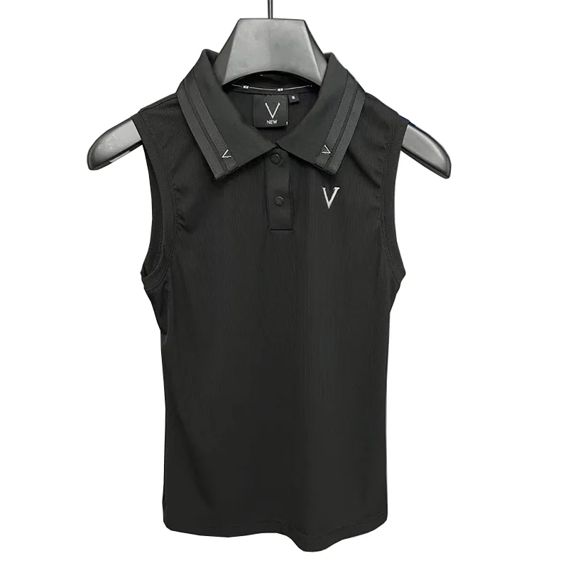 Golf Women's Clothing Summer New Product Outdoor Quick drying Sports Shirt Comfortable Versatile Sleeveless T-shirt Pullover Top
Golf Women's Clothing Summer New Product Outdoor Quick drying Sports Shirt Comfortable Versatile Sleeveless T-shirt Pullover Top