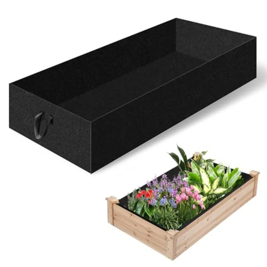 1PCS Raised Garden Bed Liner Fabric Raised Garden Bed Breathable Drainage Rectangle Grow Bags with Handles Fabric Garden Bed fo
1PCS Raised Garden Bed Liner Fabric Raised Garden Bed Breathable Drainage Rectangle Grow Bags with Handles Fabric Garden Bed fo