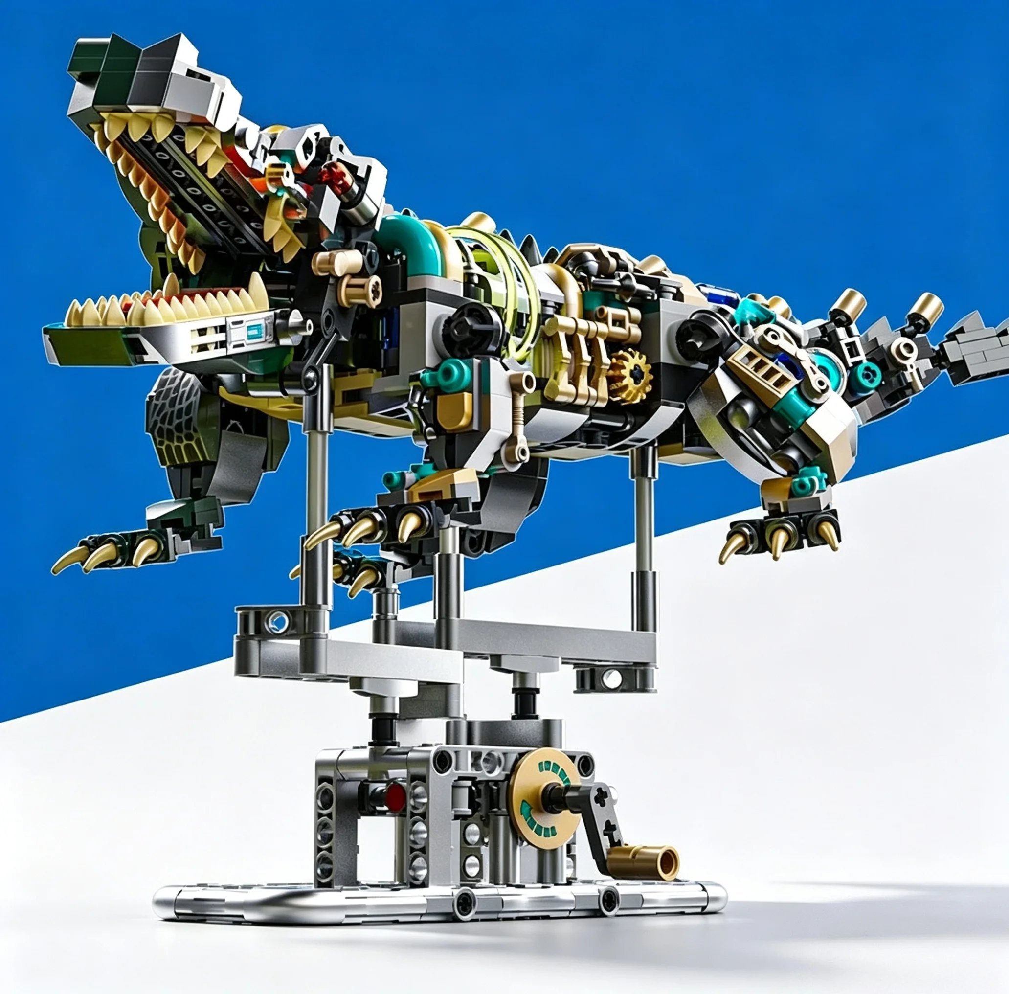 2026 New Linkage Building Block Set Mechanical Crocodile Model with Light-up Movable Joints Various Animal Building Blocks Gift
2026 New Linkage Building Block Set Mechanical Crocodile Model with Light-up Movable Joints Various Animal Building Blocks Gift