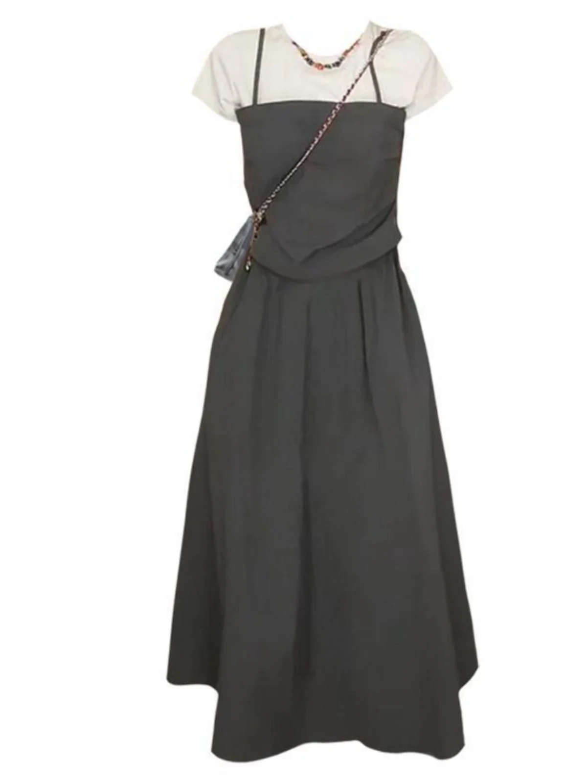 plus Size Summer Slim Fit Dress Two Piece Set Design Sensation Half Body Skirt Top And Bottom Ensemble High Waist Fashion
plus Size Summer Slim Fit Dress Two Piece Set Design Sensation Half Body Skirt Top And Bottom Ensemble High Waist Fashion