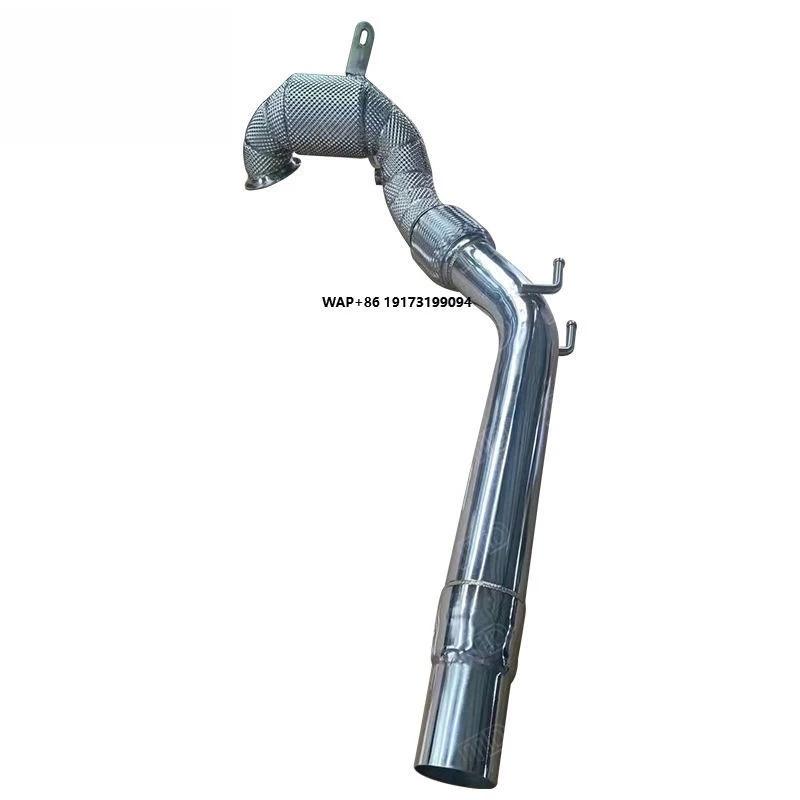 Stainless Steel Downpipe for A3 Quattro 8V.5 2.0T FSI Engine Sedan 2020 Model High Flow Catalytic Converter Exhaust Pipe
Stainless Steel Downpipe for A3 Quattro 8V.5 2.0T FSI Engine Sedan 2020 Model High Flow Catalytic Converter Exhaust Pipe
